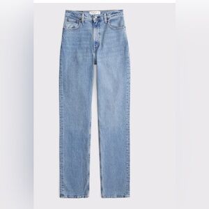 ABERCROMBIE & FITCH ULTRA HIGH RISE 90’s STRAIGHT JEAN SIZE 10